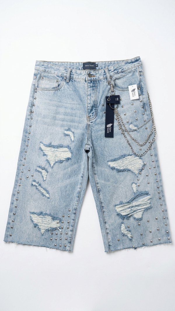 ARBITER | Light Wash Jort