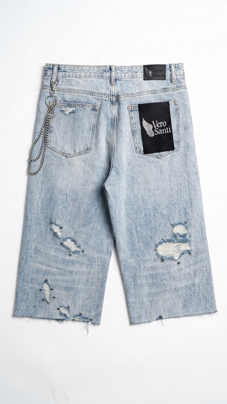 ARBITER | Light Wash Jort