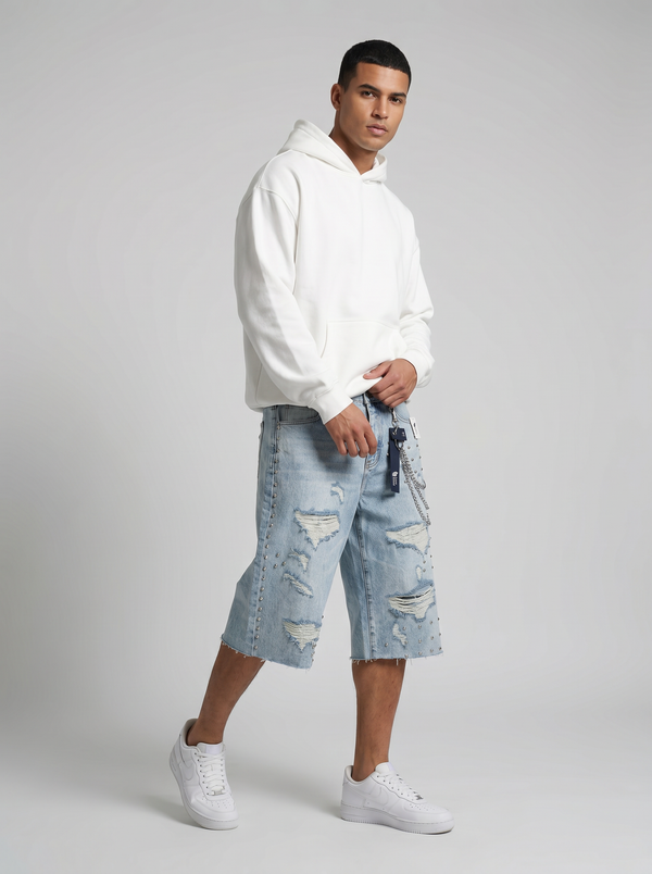ARBITER | Light Wash Jort