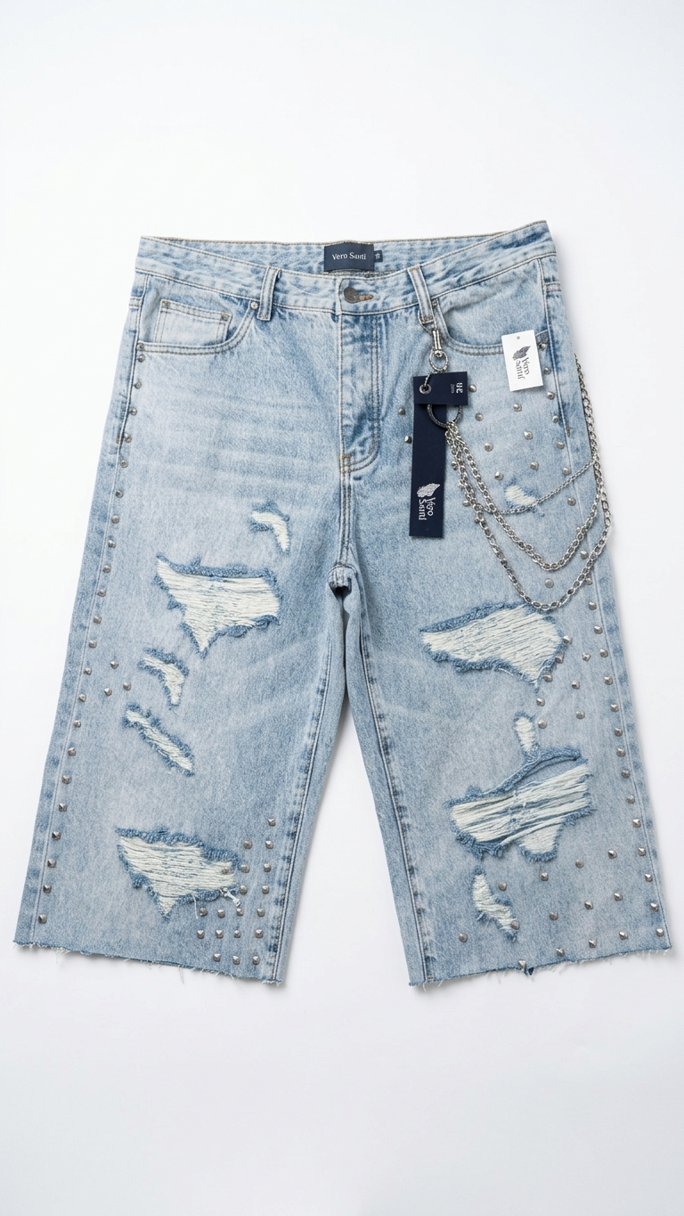 ARBITER | Light Wash Jort