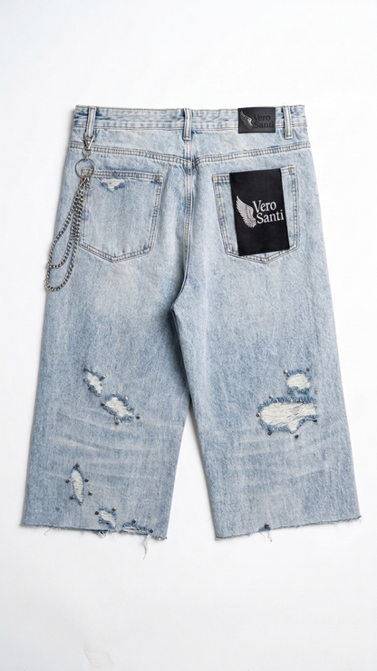 ARBITER | Light Wash Jort