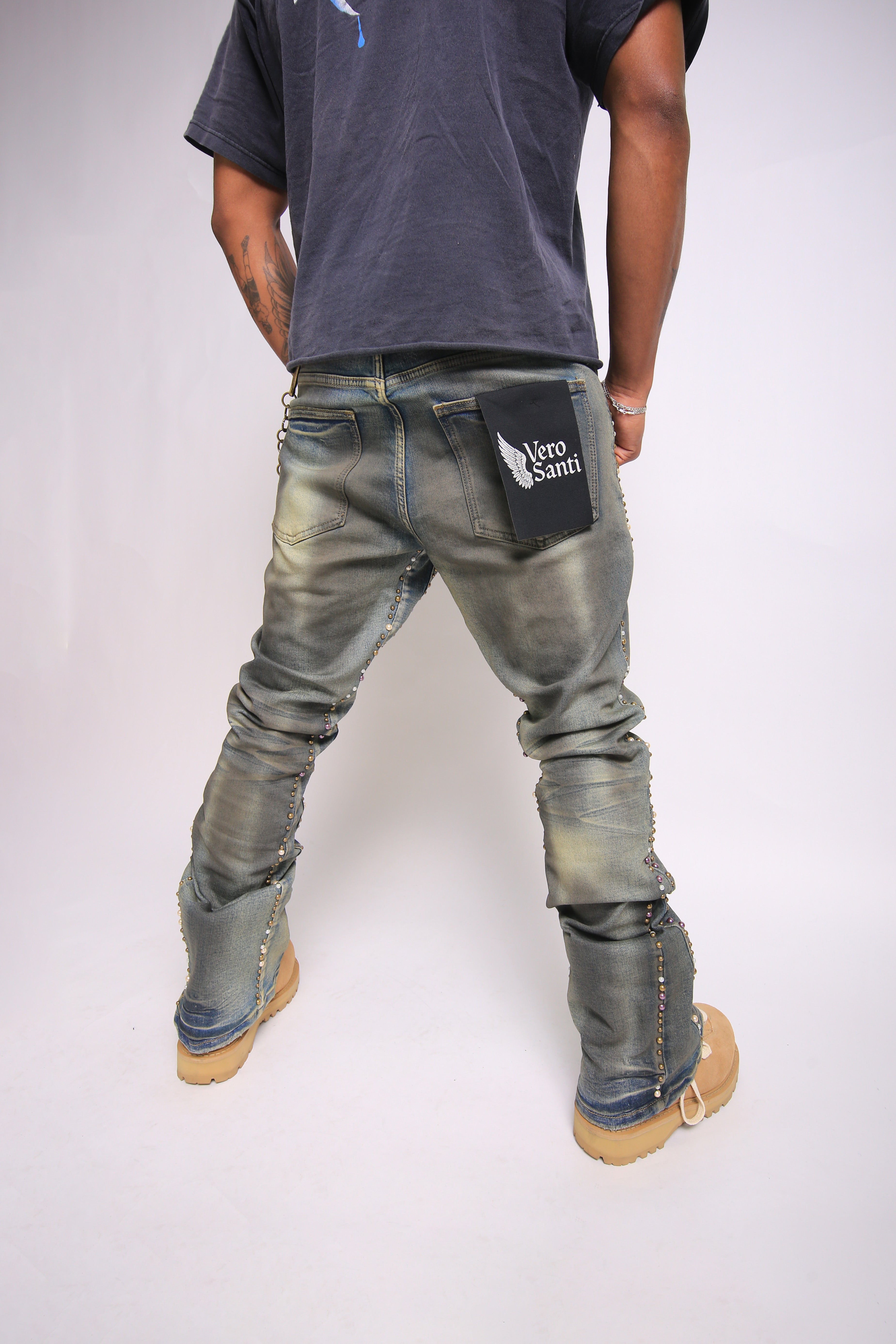 REBEL 02 Skinny Boot Cut Jeans | Vero Santi